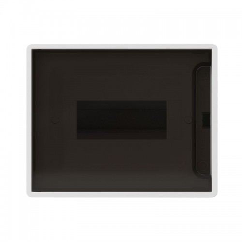 Щиток 8 мод. настенный FRAME с тонированной дверцей с 2 шинами PEN на 6 и 8 отв. бел. DKC F08W1WD