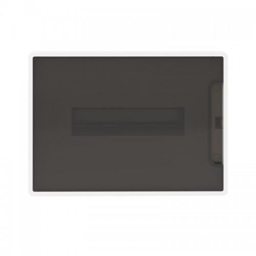 Щиток встраиваемый FRAME 12мод с тонированной дверцей с 2 шинами PEN на 6 и 8 отверст. бел. DKC F12B1WD