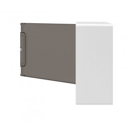 Щиток настенный 12мод. FRAME с тонированной дверцей с 2 шин PEN на 8+6 отверст. бел. DKC F12W1WD