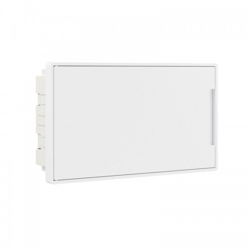Щиток встраиваемый FRAME 18мод. с бел. дверцей с 2 шинами PEN на 8 и 10 отверст. бел. DKC F18B1WW