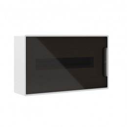 Щиток настенный 18мод. IP41 с тонированной дверцей с 2 шинами PEN на 8+10 отверст. бел. DKC F18W1WD