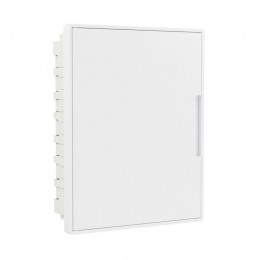 Щиток встраиваемый 24мод. с бел. дверцей с 4 шинами PEN (2шт на 8 отверст. и 2шт на 6 отверст.) бел. DKC F24B1WW