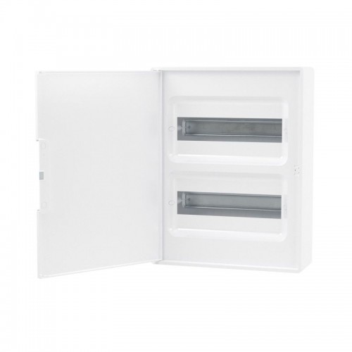 Щиток настенный 24мод. с бел. дверцей с 4 шинами PEN (2шт на 8 отверст. и 2шт на 6 отверст) бел. DKC F24W1WW