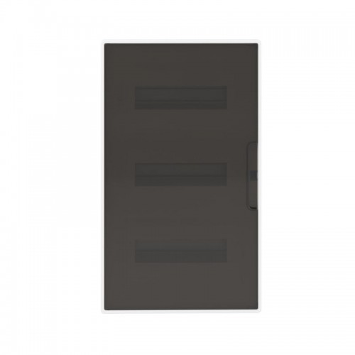 Щиток встраиваемый FRAME 36мод с тонированной дверцей с 4 шинами PEN (2шт на 8 отверст. и 2шт на 10 отверст.) бел. DKC F36B1WD