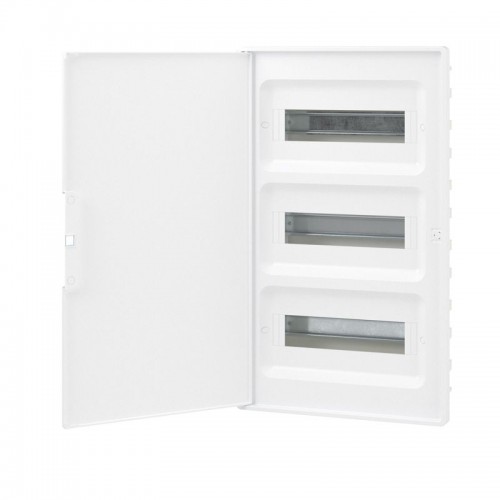 Щиток встраиваемый FRAME 36мод. с бел. дверцей с 4 шинами PEN (2шт на 8 отверст. и 2шт на 10 отверст.) бел. DKC F36B1WW