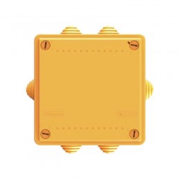 Коробка ответвительная FS 100х100х50мм 4р 450В 6А 4кв.мм с каб. вводами и клеммн. IP55 пластик. DKC FSB11404