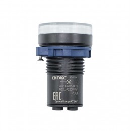 Индикатор сигнальный со встроенным диодом 220В зел. DKC M22L-F220GPP