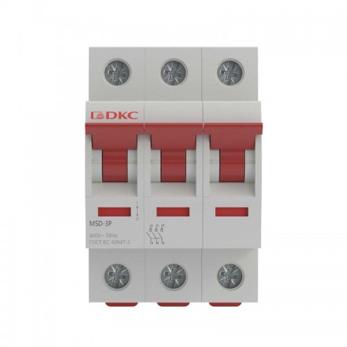 Выключатель нагрузки модульный 3п 100А MSD YON MSD-3P100