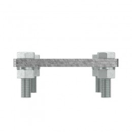 Соединитель полоса-полоса 25-40мм с разделит. пластиной 80х80мм DKC NG3105