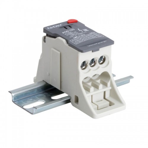 Блок распределительный винтовой зажим 1х35кв.мм 7х16кв.мм DKC POD-125