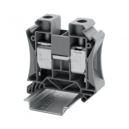 Клемма проходная винтовой зажим; 2 точки подключения; 35кв.мм сер. DKC TUR-35R