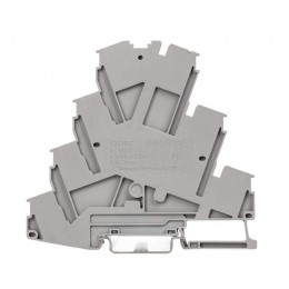 Клемма многоуровневая для подкл. электродвигателя зажим push-in 7 точек подкл. 2.5кв.мм сер. DKC VPR-2.5-PE-3L