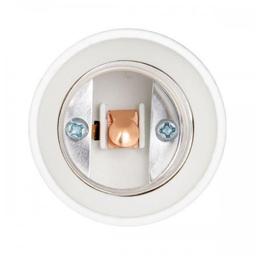 Переходник E14-E27 бел. EKF AD-E14-E27-w