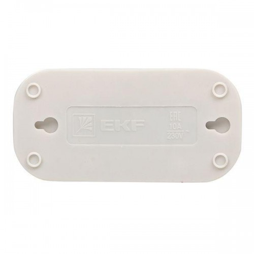 Колодка удлинителя 2-м без заземл. 10А Эксперт 2.2кВт EKF AKB10-2