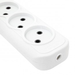 Колодка удлинителя 3-м без заземл. 10А Эксперт 2.2кВт EKF AKB10-3