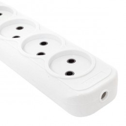 Колодка удлинителя 4-м без заземл. 10А Эксперт 2.2кВт EKF AKB10-4