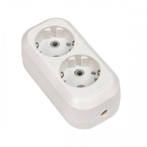 Колодка удлинителя 2-м с заземл. 16А Эксперт 3.5кВт EKF AKB16-2