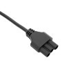 Кабель для подключения светодиодных линейных светильников ДБО-60/120/150 1м 3х0.75 черн. EKF ASC-B-1-LBL