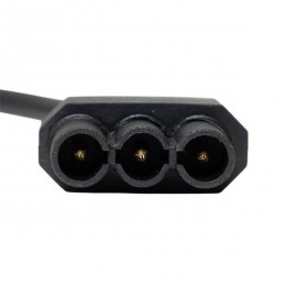 Кабель для подключения светодиодных линейных светильников ДБО-60/120/150 1м 3х0.75 черн. EKF ASC-B-1-LBL