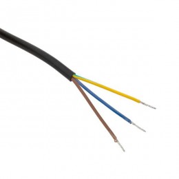 Кабель для подключения светодиодных линейных светильников ДБО-60/120/150 1м 3х0.75 черн. EKF ASC-B-1-LBL