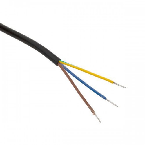 Кабель для подключения светодиодных линейных светильников ДБО-60/120/150 1м 3х0.75 черн. EKF ASC-B-1-LBL