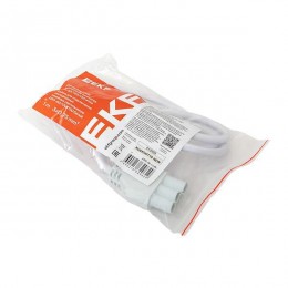 Кабель для подключения светодиодных линейных светильников ДБО-60/120/150 1м 3х0.75 бел. EKF ASC-W-1-LBL