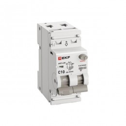 Выключатель автоматический дифференциального тока 2п (1P+N) C 10А 30мА тип A 6кА АВДТ-63N (электрон.) PROxima EKF D63N26EA10C30