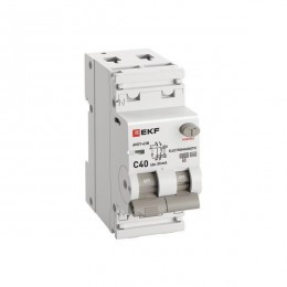 Выключатель автоматический дифференциального тока 2п (1P+N) C 40А 30мА тип A 6кА АВДТ-63N (электромех.) PROxima EKF D63N26MA40C30