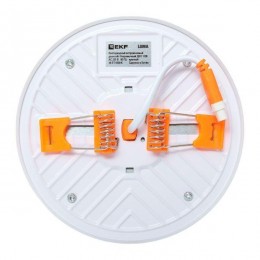 Светильник светодиодный ДВО 1106 18Вт 6500К IP20 круглый встраив. даунлайт безрамочный LUMA EKF DLL-1106-R-18-6500