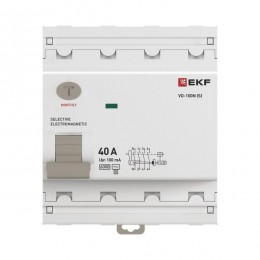 Выключатель дифференциального тока 4п 40А 100мА тип AC 6кА ВД-100N (S) электромех. PROxima EKF E1046MS40100
