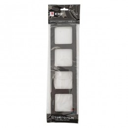 Рамка 4-м Стокгольм черн. PROxima EKF EAM-G-303-30