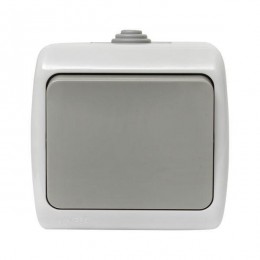 Выключатель 1-кл. ОП Мурманск 10А IP54 сер. EKF EFV10-021-30-54