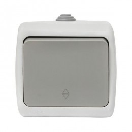 Переключатель проходной 1-кл. ОП Мурманск 10А IP54 сер. EKF EFV10-025-30-54