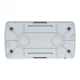 Розетка 2-м ОП Владивосток 16А IP54 с заземл. с прозр. крышкой бел. EKF EQR16-129-30-54-T