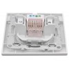 Розетка компьютерная 1-м СП Минск RJ45 бел. Basic EKF ERK01-035-10