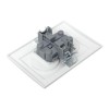 Розетка 2-м СП Минск 10А IP20 без заземл. защ. шторки бел. Basic EKF ERR10-102-100