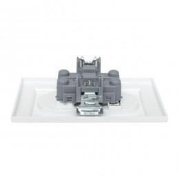 Розетка 2-м СП Минск 10А IP20 без заземл. защ. шторки бел. Basic EKF ERR10-102-100