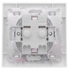 Розетка 1-м СП Минск 16А IP20 с заземл. защ. шторки бел. Basic EKF ERR16-028-100