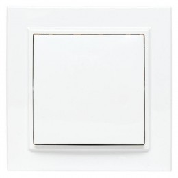 Выключатель 1-кл. СП Минск 10А IP20 бел. Basic EKF ERV10-021-10