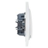 Выключатель 1-кл. СП Минск 10А IP20 бел. Basic EKF ERV10-021-10