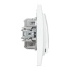 Выключатель 2-кл. СП Минск 10А IP20 бел. Basic EKF ERV10-023-10