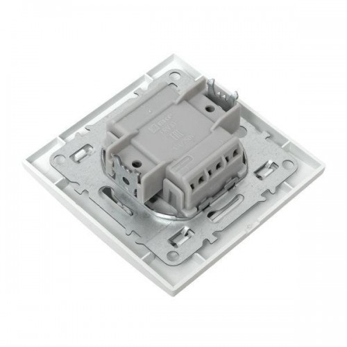 Выключатель 2-кл. СП Минск 10А IP20 бел. Basic EKF ERV10-023-10