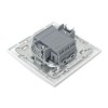 Выключатель 1-кл. СП Минск 10А IP20 с индикатором бел. Basic EKF ERV10-121-10