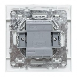 Выключатель 2-кл. СП Минск 10А IP20 с индикатором бел. Basic EKF ERV10-123-10