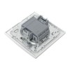 Выключатель 2-кл. СП Минск 10А IP20 с индикатором бел. Basic EKF ERV10-123-10