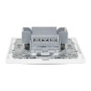 Выключатель 2-кл. СП Минск 10А IP20 с индикатором бел. Basic EKF ERV10-123-10