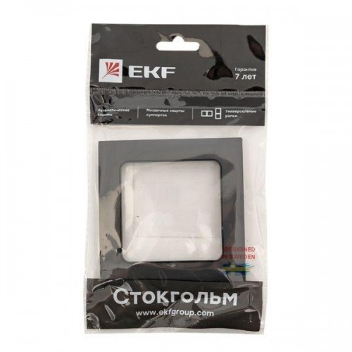 Рамка 1-м Стокгольм черн. PROxima EKF EXM-G-302-30