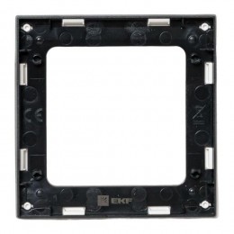 Рамка 1-м Стокгольм бел. с линией цвета черн. PROxima EKF EXM-G-304-10