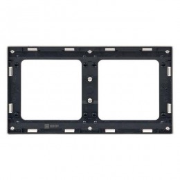 Рамка 2-м Стокгольм бел. с линией цвета черн. PROxima EKF EXM-G-305-10