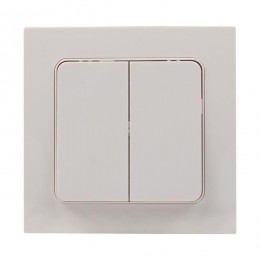 Выключатель 2-кл. Стокгольм 10А бел. PROxima EKF EXV10-023-10